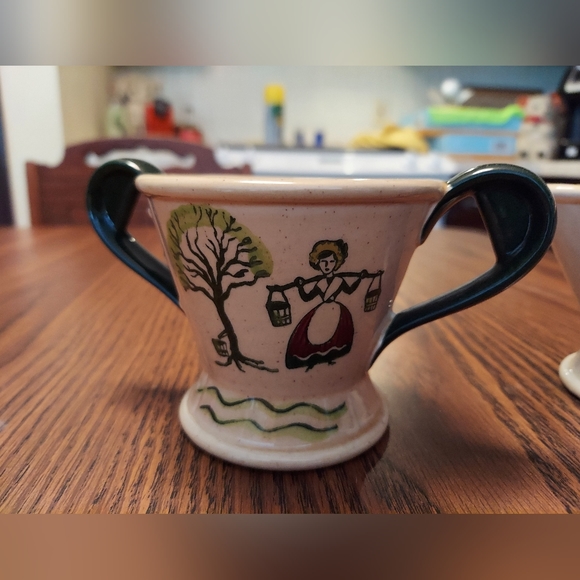 Homestead Provincial creamer and sugar set by METLOX - POPPYTRAIL - Picture 2 of 9